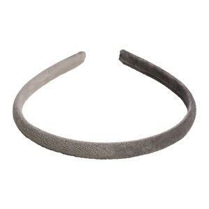 Velvet grey headband